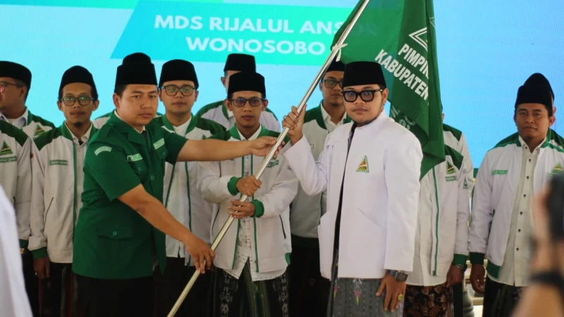 MDS Rijalul Ansor Wonosobo Resmi Dikukuhkan, Siap Perkuat Dakwah Digital dan Spiritualitas Kader